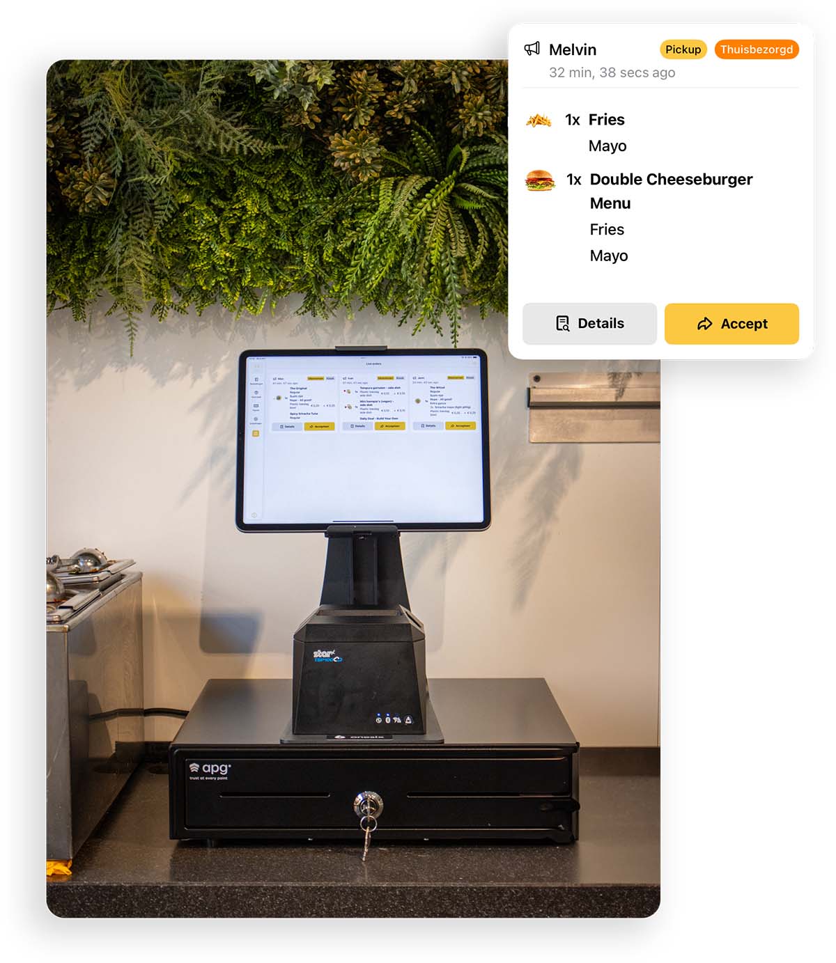 Status Screen Abholung