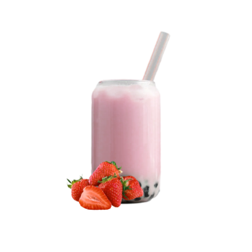 Strawberry Milk Tea image