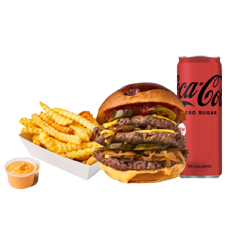 Make it a combo: Hot tamale burger image