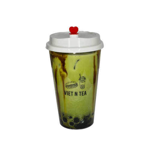 Brown Sugar Matcha Milk Tea image