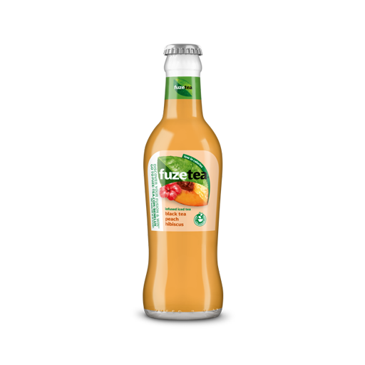 Fuze Tea black tea peach hibiscus 200ml image
