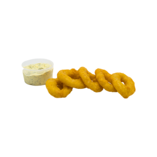 Calamares met huisgemaakte tataar image